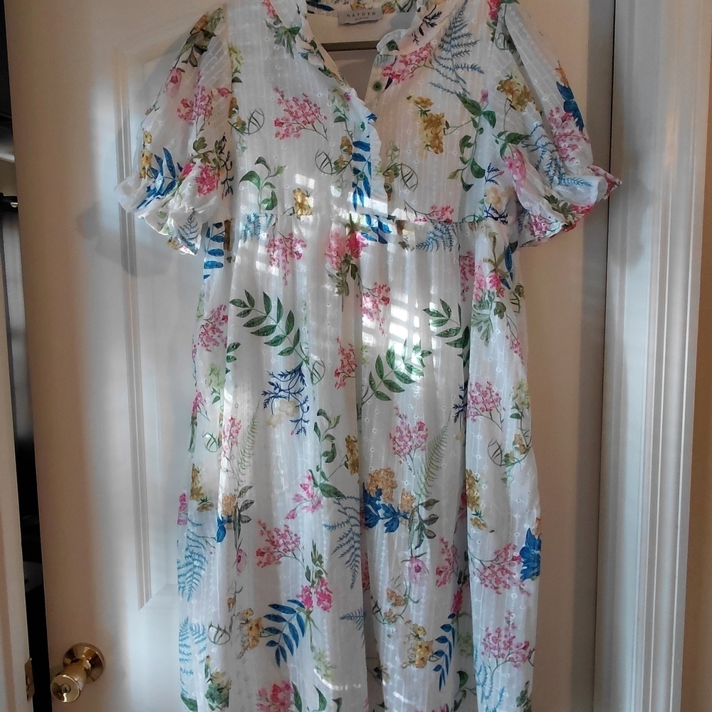 Babydoll Floral Multicolor Dress
